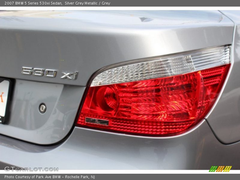 Silver Grey Metallic / Grey 2007 BMW 5 Series 530xi Sedan