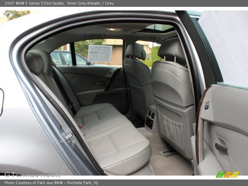 Silver Grey Metallic / Grey 2007 BMW 5 Series 530xi Sedan