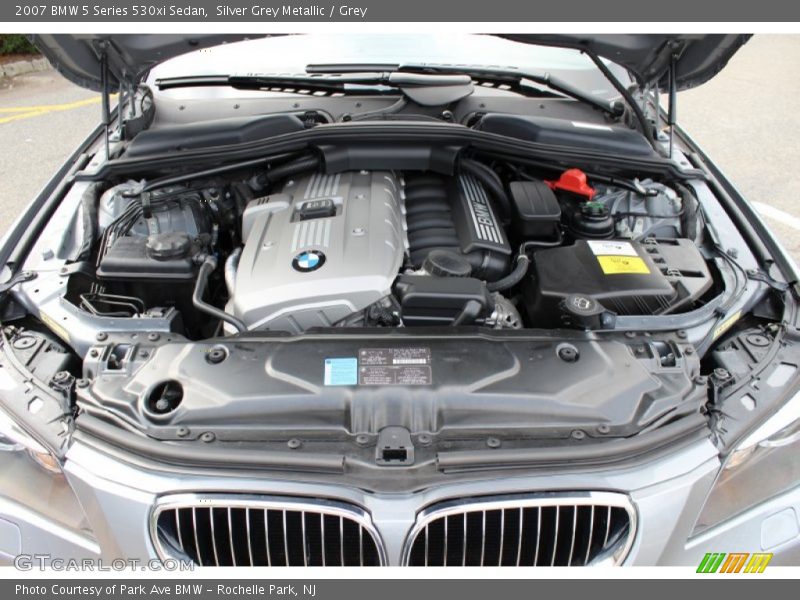 Silver Grey Metallic / Grey 2007 BMW 5 Series 530xi Sedan