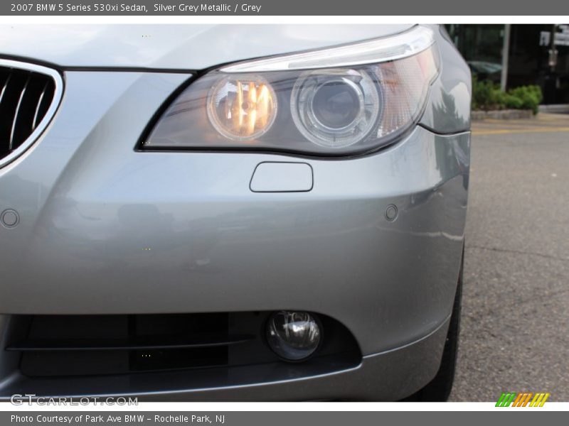 Silver Grey Metallic / Grey 2007 BMW 5 Series 530xi Sedan