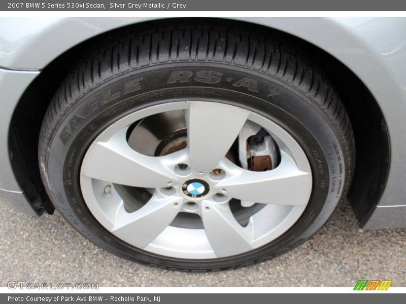 Silver Grey Metallic / Grey 2007 BMW 5 Series 530xi Sedan