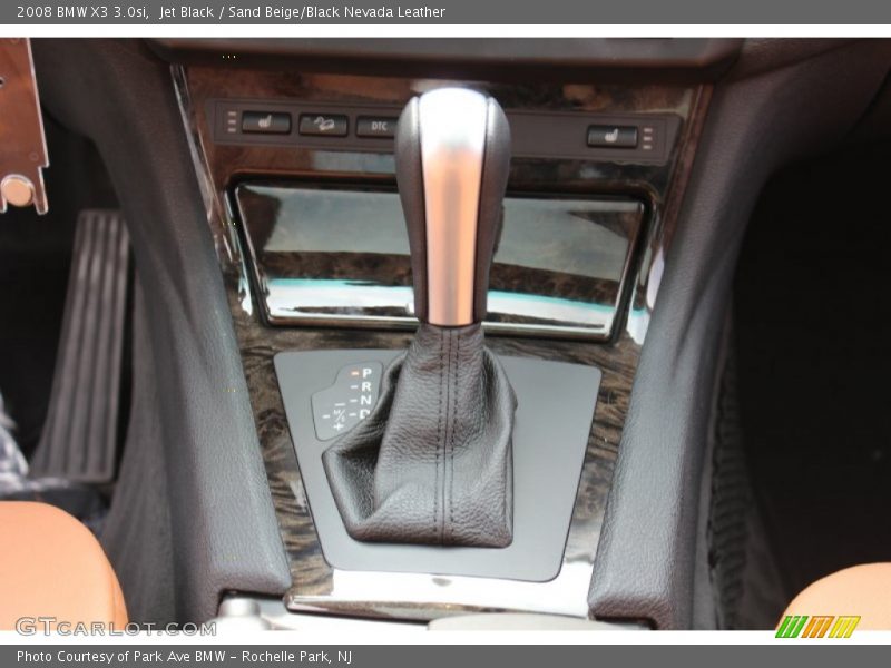 Jet Black / Sand Beige/Black Nevada Leather 2008 BMW X3 3.0si