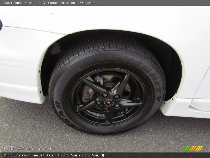 Arctic White / Graphite 2001 Pontiac Grand Prix GT Coupe