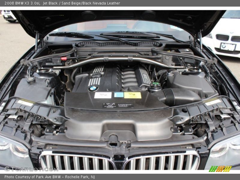 Jet Black / Sand Beige/Black Nevada Leather 2008 BMW X3 3.0si