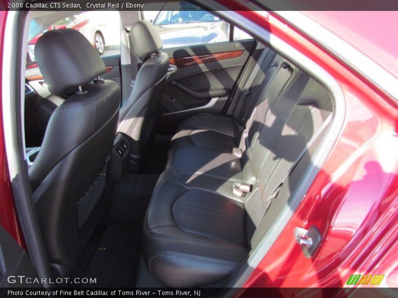 Crystal Red / Ebony 2008 Cadillac CTS Sedan