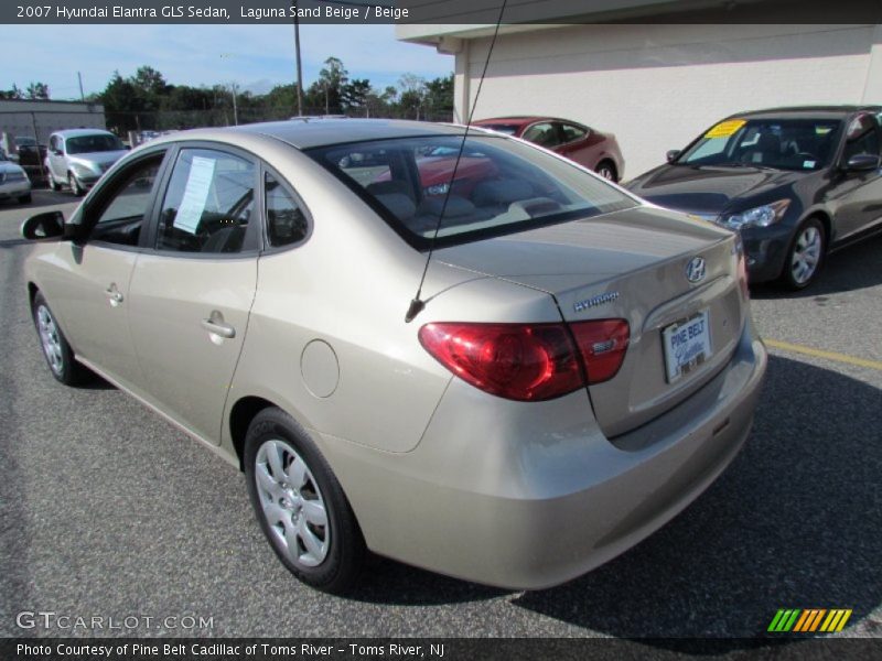 Laguna Sand Beige / Beige 2007 Hyundai Elantra GLS Sedan