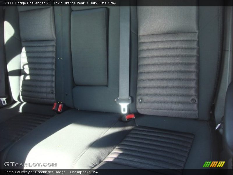 Toxic Orange Pearl / Dark Slate Gray 2011 Dodge Challenger SE