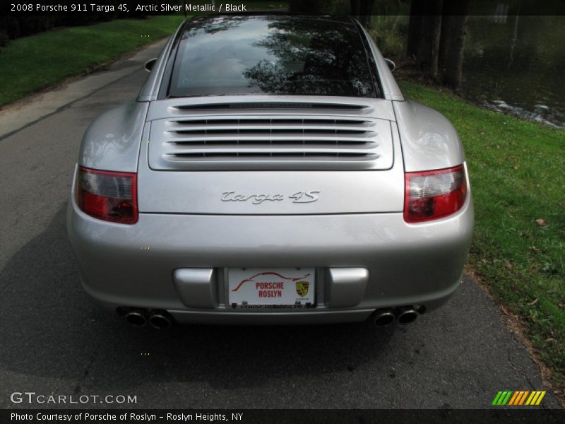 Arctic Silver Metallic / Black 2008 Porsche 911 Targa 4S