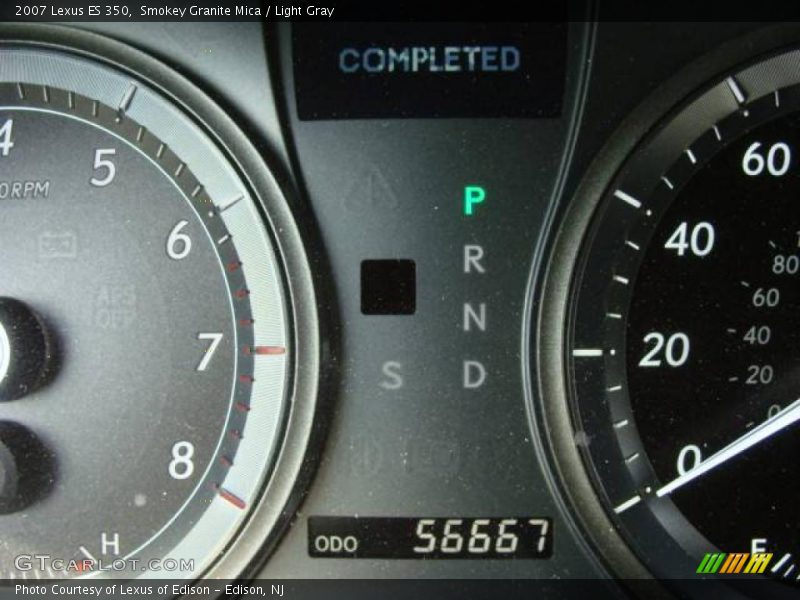 Smokey Granite Mica / Light Gray 2007 Lexus ES 350