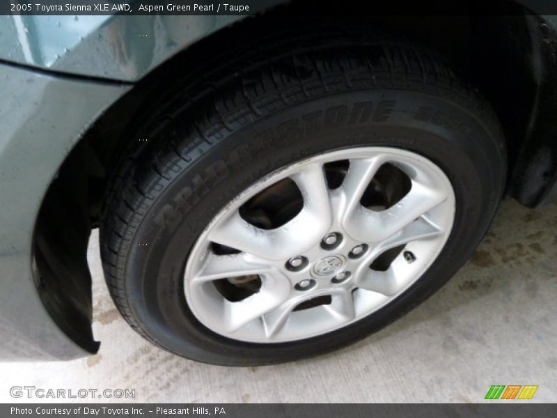 Aspen Green Pearl / Taupe 2005 Toyota Sienna XLE AWD