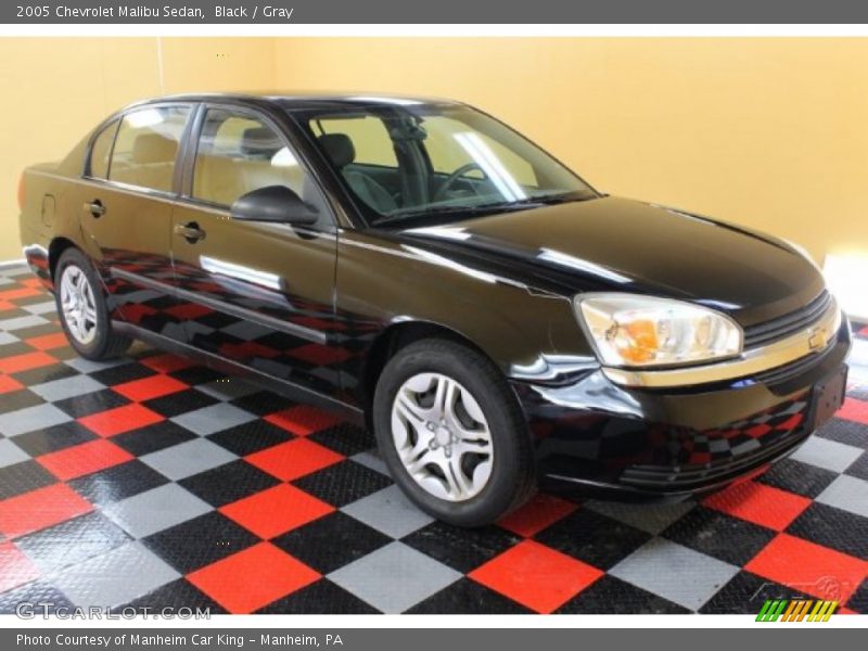 Black / Gray 2005 Chevrolet Malibu Sedan