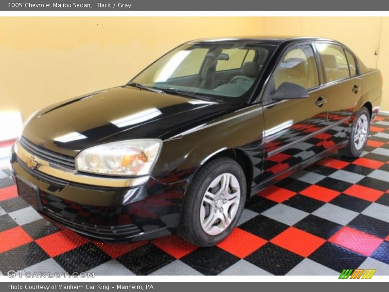 Black / Gray 2005 Chevrolet Malibu Sedan