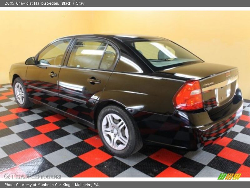 Black / Gray 2005 Chevrolet Malibu Sedan