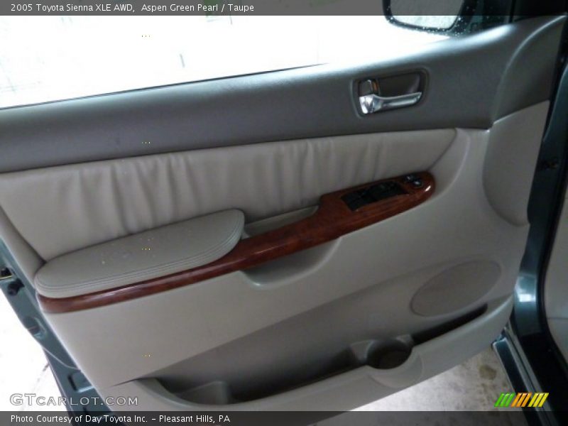 Aspen Green Pearl / Taupe 2005 Toyota Sienna XLE AWD