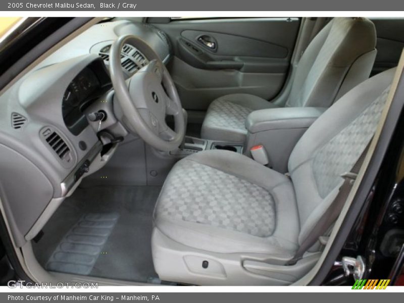 Black / Gray 2005 Chevrolet Malibu Sedan