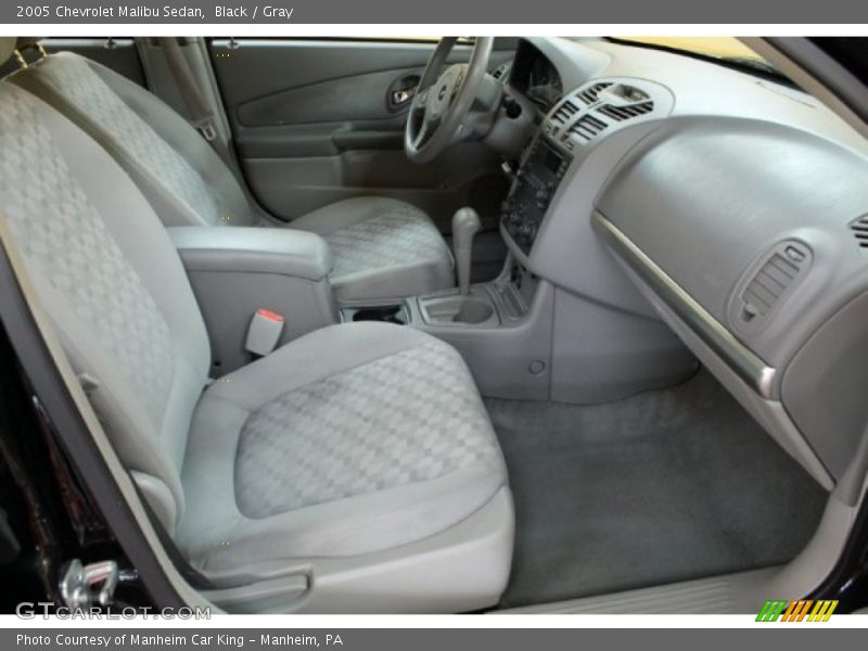 Black / Gray 2005 Chevrolet Malibu Sedan
