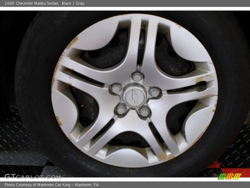 Black / Gray 2005 Chevrolet Malibu Sedan