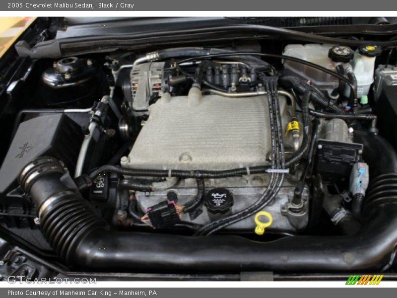Black / Gray 2005 Chevrolet Malibu Sedan
