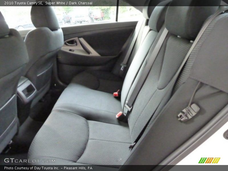 Super White / Dark Charcoal 2010 Toyota Camry SE