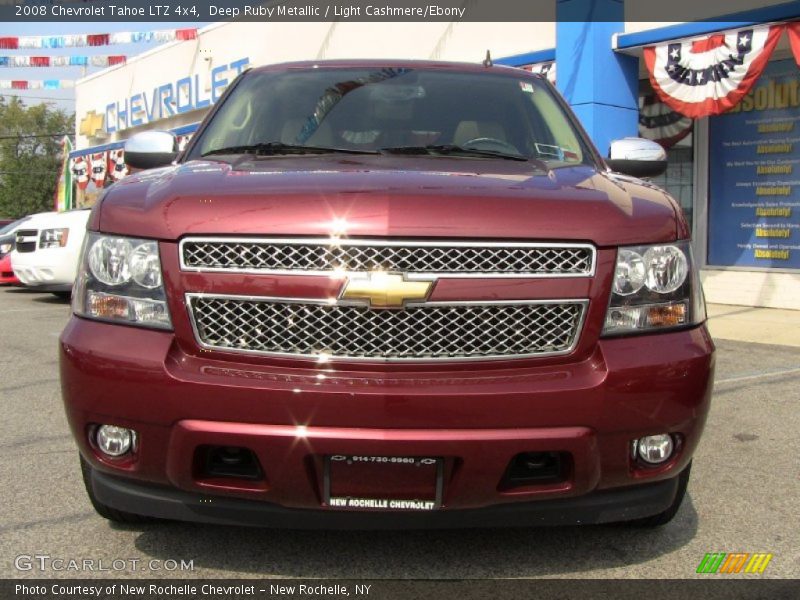 Deep Ruby Metallic / Light Cashmere/Ebony 2008 Chevrolet Tahoe LTZ 4x4