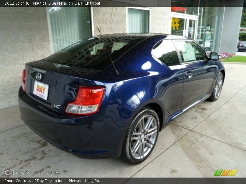 Nautical Blue Metallic / Dark Charcoal 2012 Scion tC