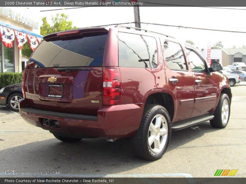 Deep Ruby Metallic / Light Cashmere/Ebony 2008 Chevrolet Tahoe LTZ 4x4