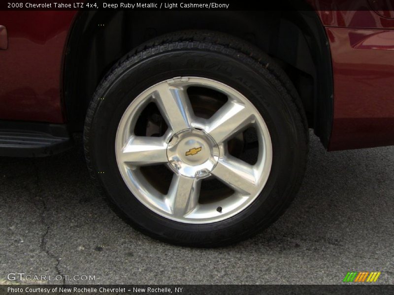 Deep Ruby Metallic / Light Cashmere/Ebony 2008 Chevrolet Tahoe LTZ 4x4