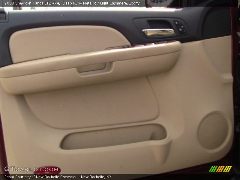 Deep Ruby Metallic / Light Cashmere/Ebony 2008 Chevrolet Tahoe LTZ 4x4