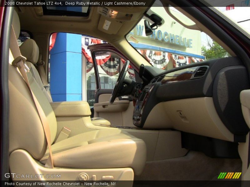 Deep Ruby Metallic / Light Cashmere/Ebony 2008 Chevrolet Tahoe LTZ 4x4