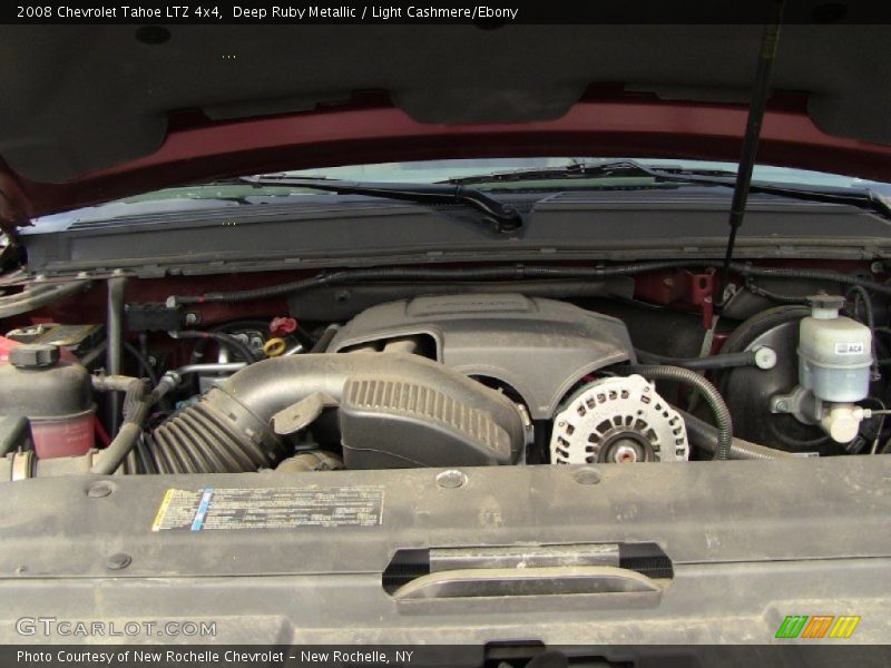 Deep Ruby Metallic / Light Cashmere/Ebony 2008 Chevrolet Tahoe LTZ 4x4