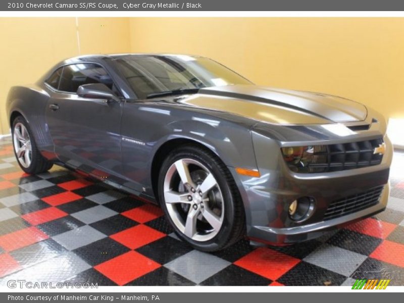 Cyber Gray Metallic / Black 2010 Chevrolet Camaro SS/RS Coupe