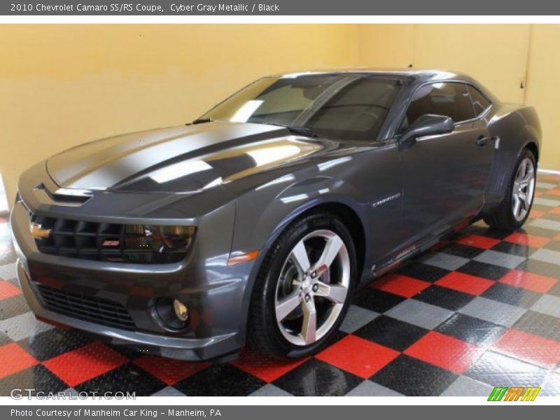 Cyber Gray Metallic / Black 2010 Chevrolet Camaro SS/RS Coupe