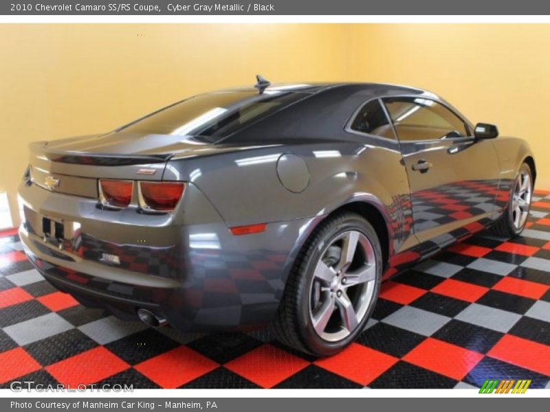 Cyber Gray Metallic / Black 2010 Chevrolet Camaro SS/RS Coupe