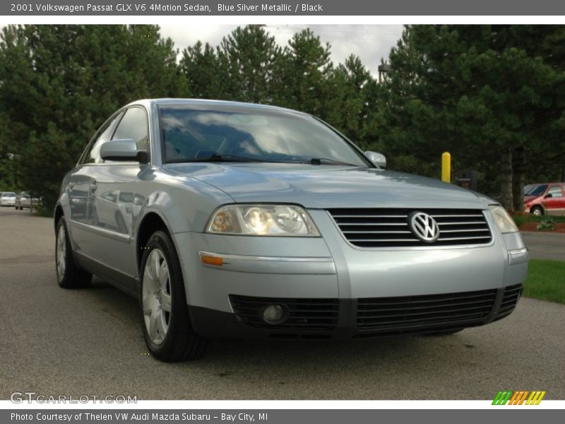 Blue Silver Metallic / Black 2001 Volkswagen Passat GLX V6 4Motion Sedan