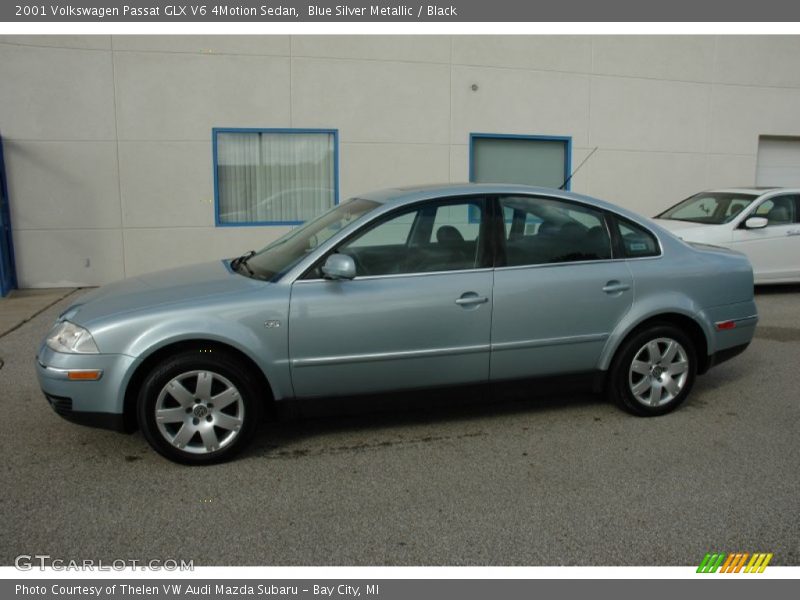 Blue Silver Metallic / Black 2001 Volkswagen Passat GLX V6 4Motion Sedan