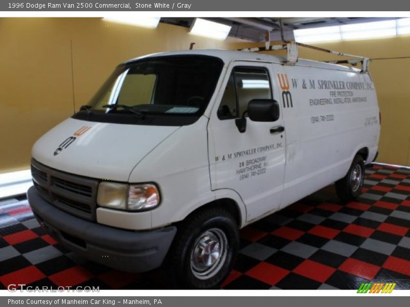 Stone White / Gray 1996 Dodge Ram Van 2500 Commercial