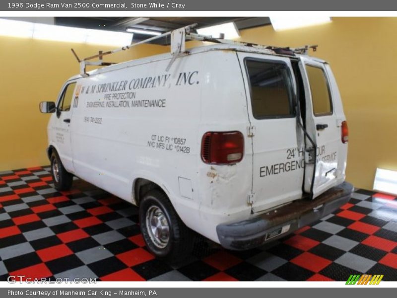 Stone White / Gray 1996 Dodge Ram Van 2500 Commercial