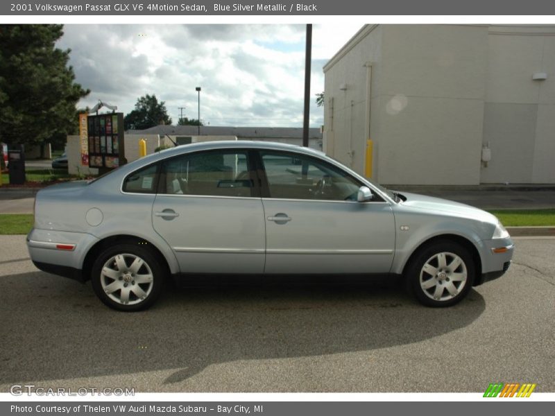 Blue Silver Metallic / Black 2001 Volkswagen Passat GLX V6 4Motion Sedan