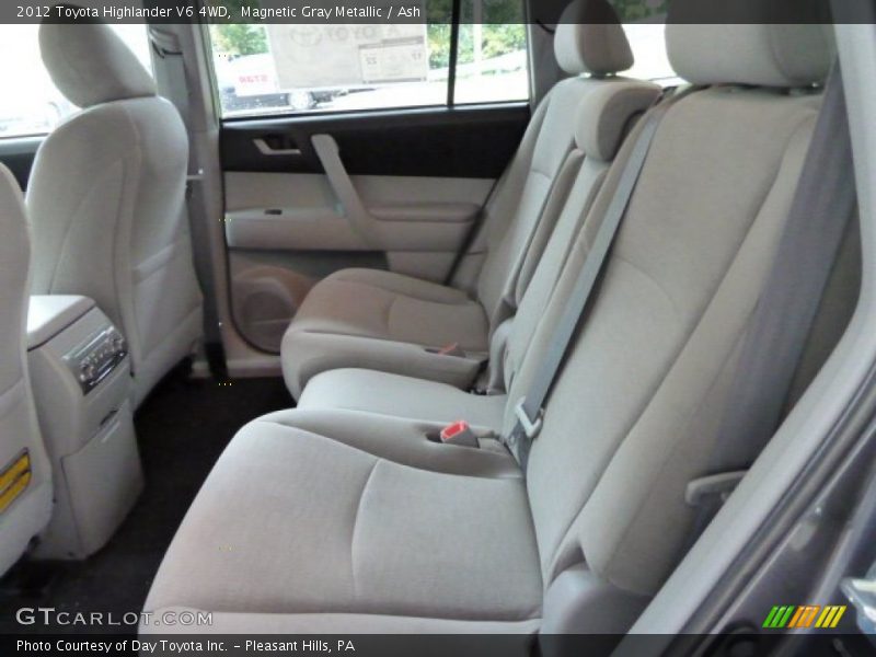 Magnetic Gray Metallic / Ash 2012 Toyota Highlander V6 4WD