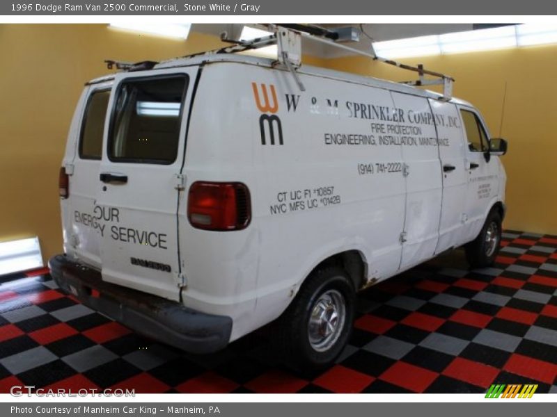Stone White / Gray 1996 Dodge Ram Van 2500 Commercial