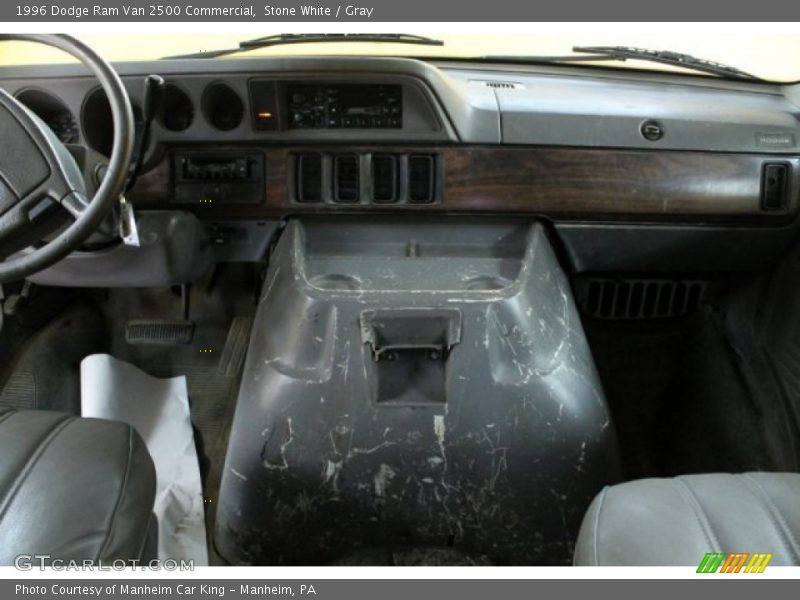 Stone White / Gray 1996 Dodge Ram Van 2500 Commercial