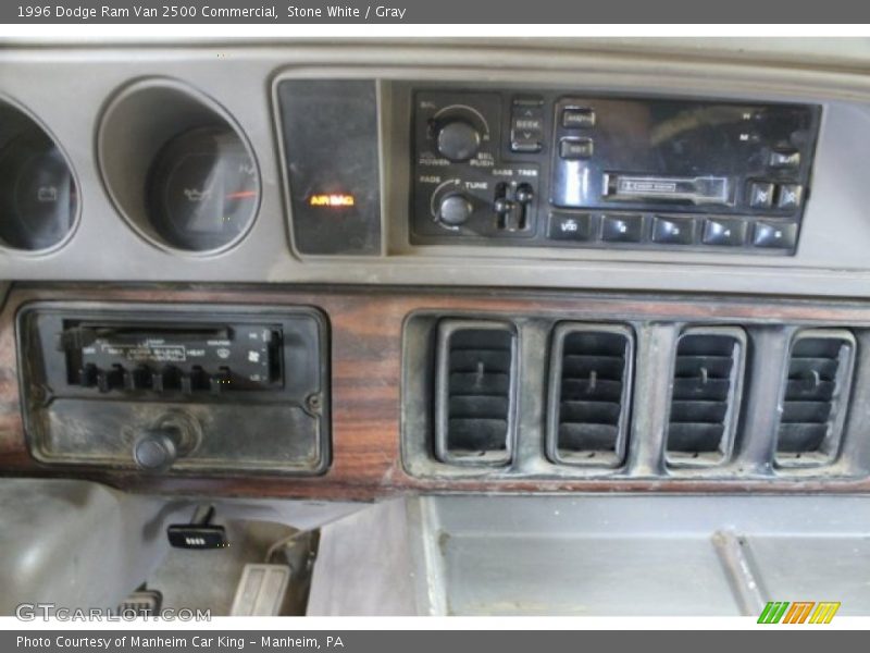 Stone White / Gray 1996 Dodge Ram Van 2500 Commercial