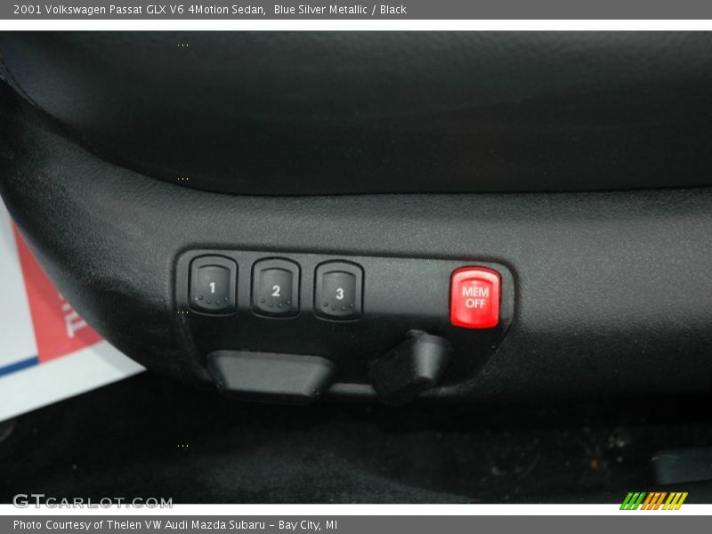 Blue Silver Metallic / Black 2001 Volkswagen Passat GLX V6 4Motion Sedan