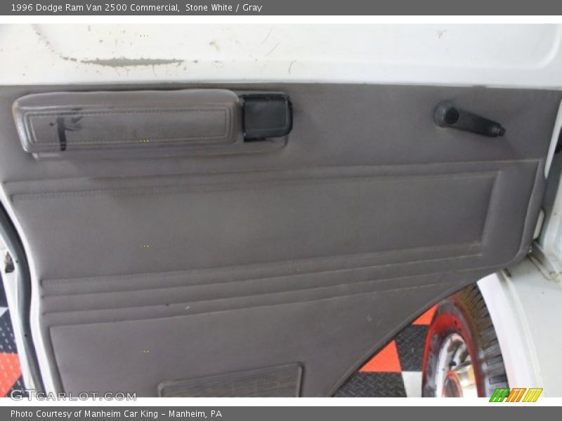 Stone White / Gray 1996 Dodge Ram Van 2500 Commercial
