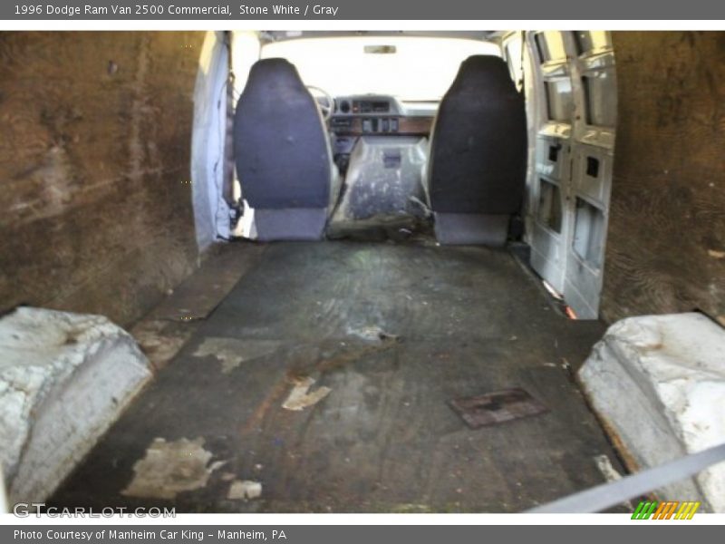Stone White / Gray 1996 Dodge Ram Van 2500 Commercial