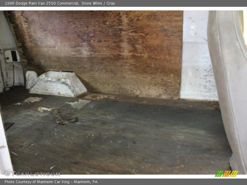 Stone White / Gray 1996 Dodge Ram Van 2500 Commercial