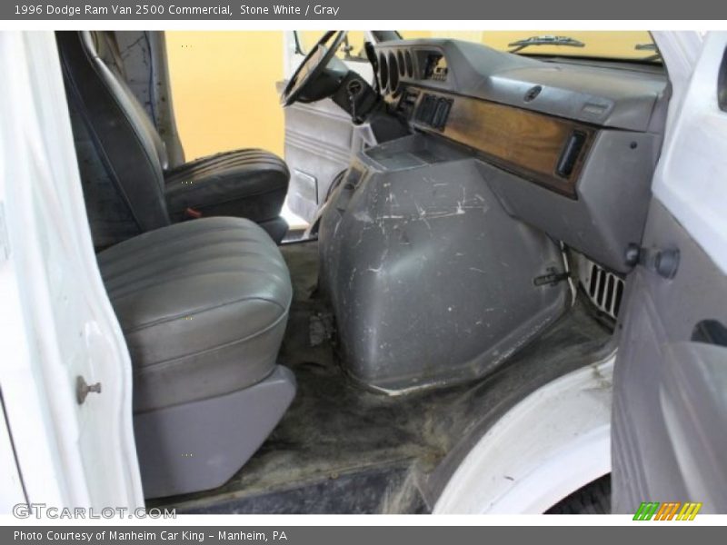 Stone White / Gray 1996 Dodge Ram Van 2500 Commercial