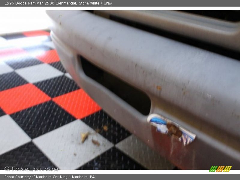 Stone White / Gray 1996 Dodge Ram Van 2500 Commercial