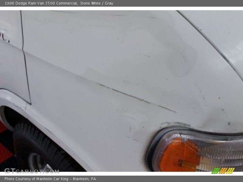 Stone White / Gray 1996 Dodge Ram Van 2500 Commercial
