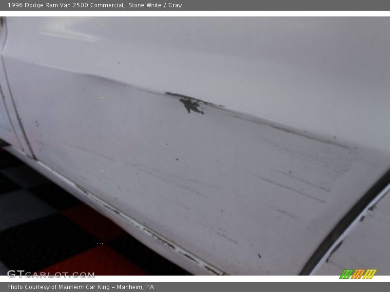 Stone White / Gray 1996 Dodge Ram Van 2500 Commercial